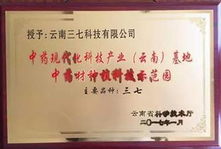 集團旗下三七科技榮膺中藥材領域兩項權威認定，技術咨詢助力中草藥產業高質量發展